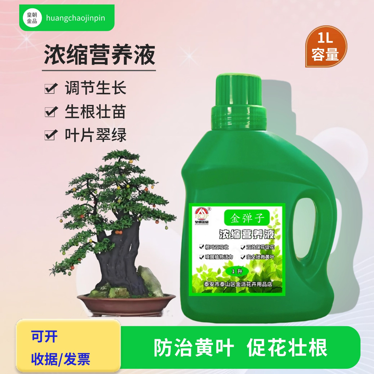 金弹子乌柿老鸦柿浓缩营养液肥料