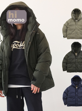 EMOMO男女日系复古户外羽绒棉ECWCS派克连帽防风中性插肩雪地棉服