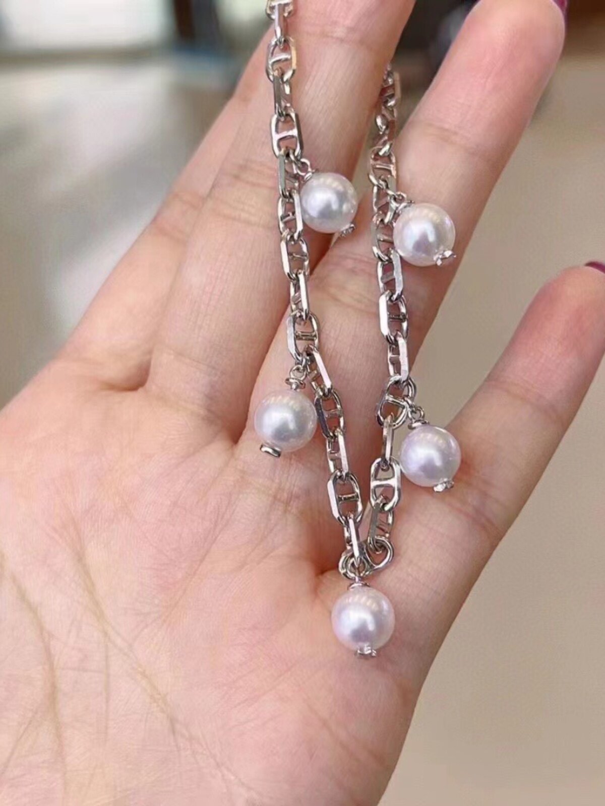 FACTORY DIRECT DIY PEARL ACCESSORIES PIG NOSE PEARL BRACELET SIMPLE ALL-OVER S  SEMI-FINISHED EMPTY TOW