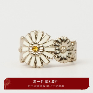 夏苒XIARAN「山菊戒指」小雏菊戒指女高级感轻奢开口可调节食指戒