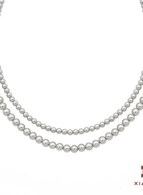 夏苒XIARAN「月光白」高级感法式复古气质百搭温柔锁骨珍珠项链