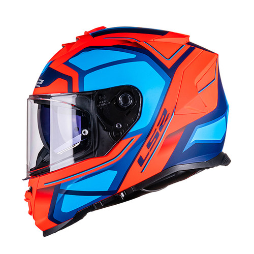 骑行摩托车全盔LS2高安全双镜片
