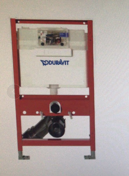 德立菲duravit新款820矮版暗装入墙式0014875360 挂墙马桶水箱