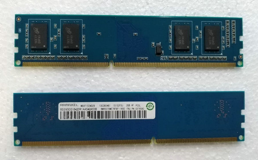 记忆科技 Ramaxel DDR3L 1600 2G低压台式机内存