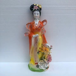 小龙女陶瓷神像18寸佛像摆件居家供奉龙王之女龙女神像凤凰女神像