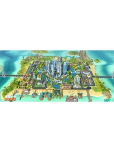 测试模拟城市我是市长无线金币绿钞资源布局图手机游戏图 Simcity