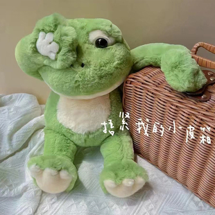 躲猫猫捂眼孤寡青蛙公仔熊猫毛绒玩具鸭子玩偶兔子可爱布娃娃女孩