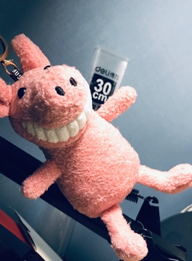 微笑大牙小猪玩偶书包挂件公仔ins超丑萌网红毛绒玩具可爱钥匙扣