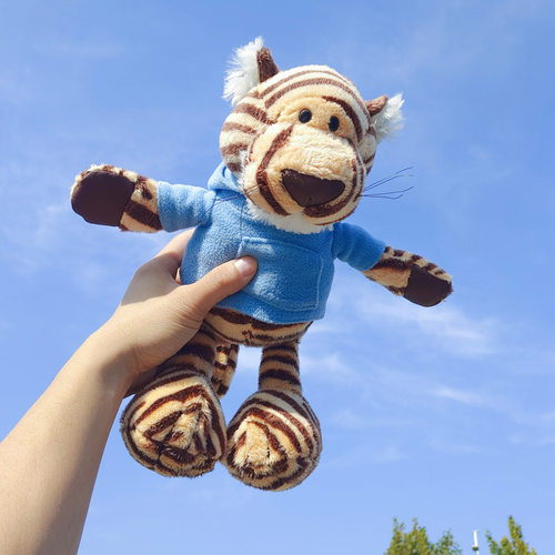 虎年吉祥物老虎公仔玩偶毛绒玩具