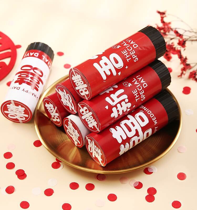 气氛婚庆筒礼炮拧手结婚婚礼小喷花筒用品彩花炮大全礼花手持礼筒