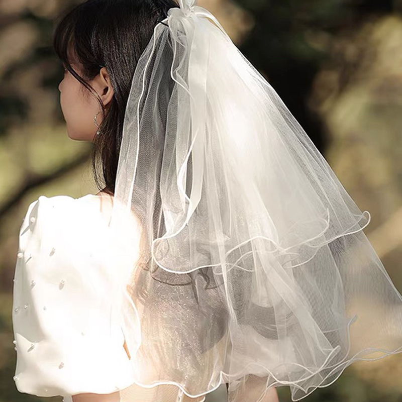 新娘头纱头饰结婚拍照道具