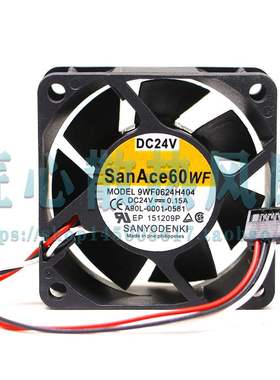 全新原装SanAce60WF 9WF0624H404 24V放大器风扇A90L-0001-0581