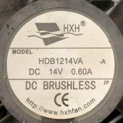 HXH HDB1214VA DC 14V 0.60A 120x120x25mm 大风散热风扇