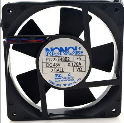 原装 NONOISE 48V0.17A 12CM 12025 工业电源散热风扇 F1225E48B2