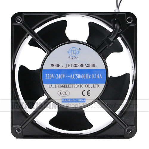 全新JIA FENG JF12038HA2HBL/HSL 220V 12厘米 0.14A机柜散热风扇