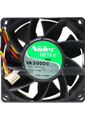 Nidec BETA V VA300DC V35375-58 12V 0.60A 8cm 机箱 冷却 风扇