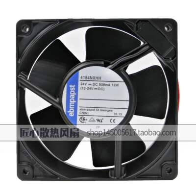 TYP 4184NXHH 24V 508MA 12W原装德国PAPST 120*120*38耐高温风扇