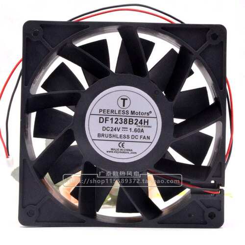 原装 PEERLESS DF1238B24H DC24V 1.60A 12cm 变频器 大风量 风扇