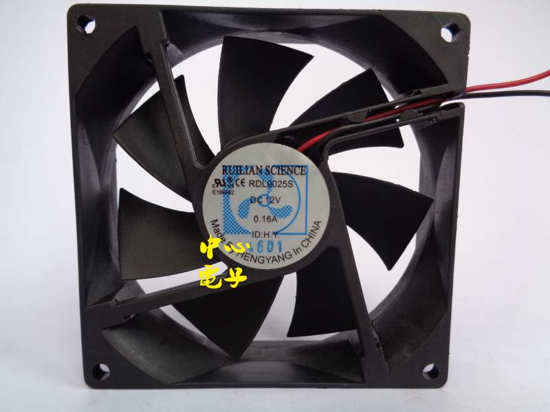 原装欣瑞联 9025 RDL9025S DC12V 0.16A 超静音机箱电源冰箱风扇