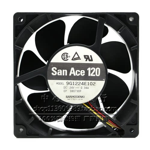 正品9G1224E102/E107/E1D01/D07 12038 DC24V变频器风扇0.34A