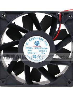 COOLINGFAN风扇 DGB123824D 24V 1.20A 12038 12CM 散热风扇 风机