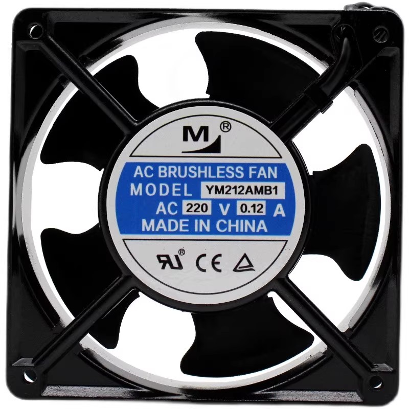 全新原装一盟 YM212AMB1 12038 220V 0.12A 12CM机箱机柜轴流风扇