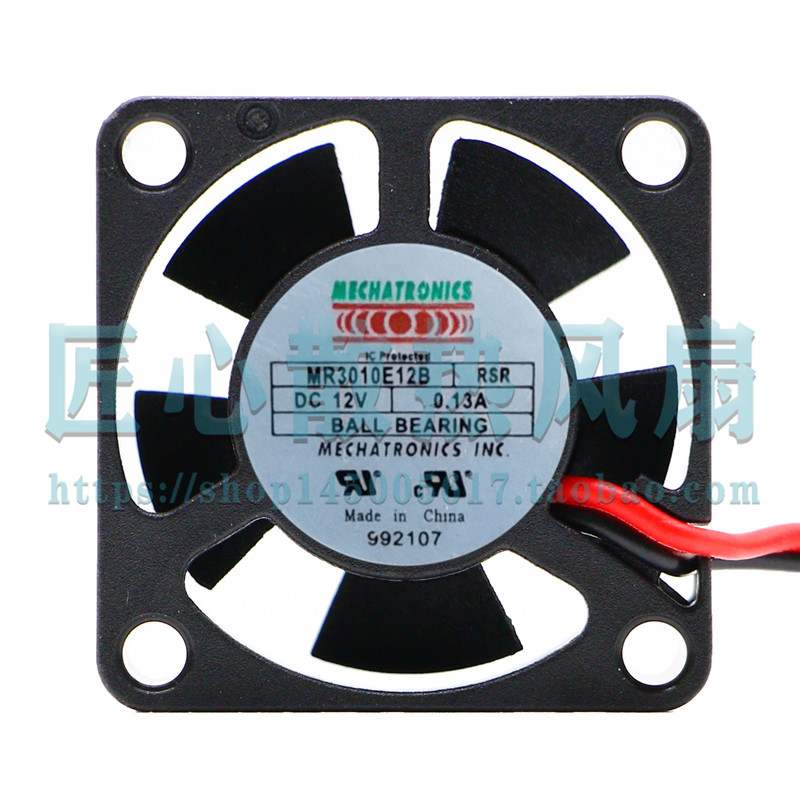 MECHATRONICS MR3010E12B RSR DC 12V 0.13A 3厘米散热风扇