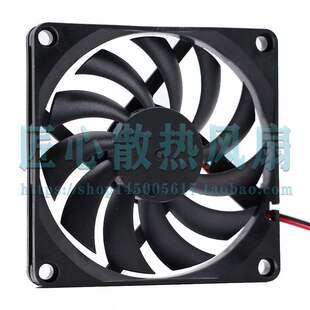 风之源 FD8010B4M-AP00 DC 24V 0.12A 80x10mm 8厘米散热风扇