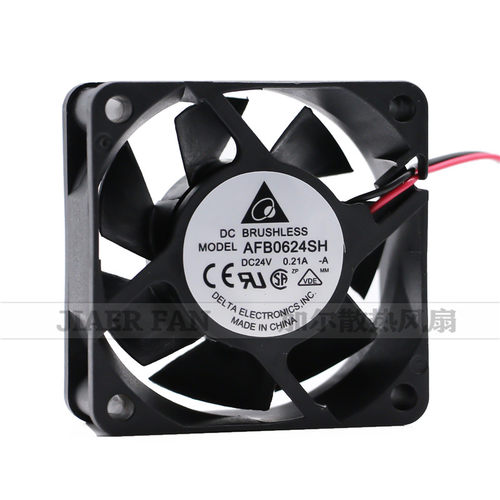 台达 6025 24V AFB0624SH 0.21A 6CM变频器双滚珠大风量散热风扇