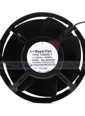 TYPE TR655D-7 TR755D TR655D-TP 200V 原装日本ROYAL 耐高温风扇