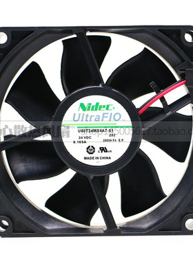 原装NIDEC正品24V 0.165A 变频器8CM厘米8025风扇U80T24MS4A7-51
