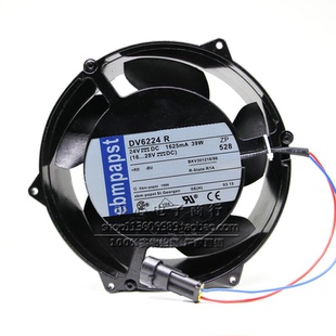 原装德国ebm-papst DV6224 R 24V 17251 39W大风量变频器散热风扇