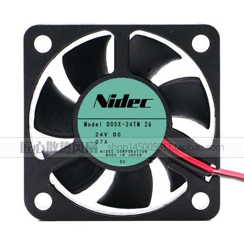 Nidec 5010 5cm D05X-24TM 16B/18/25复印/打印机变频器风扇DC24V