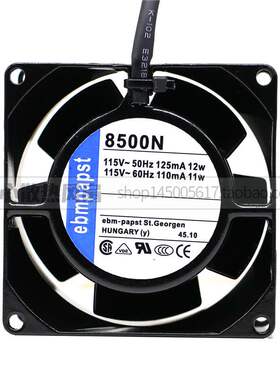 ebmpapst TYP 8500N/8506N/8800N/8500V 115V 8038变频器散热风扇