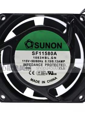 包邮 SF11580A-1083HSL.GN Sunon AC 风扇 115VAC 原装正品