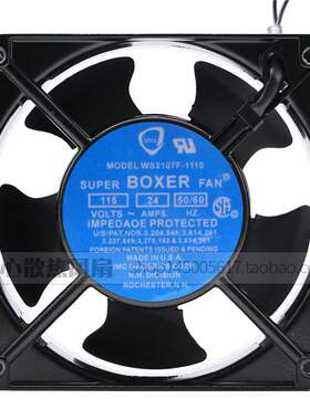 BOXER AC115V WS2107F-1110 12038 12厘米金属耐高温机柜轴流风扇