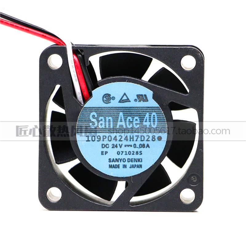 San Ace40 109P0424H7D27/D28 24V 0.08A 数控机床变频器风