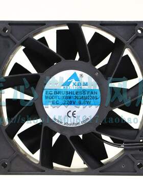 XBM ASZITION XBM12038M220S EC 220V 6.8W 12厘米散热风扇