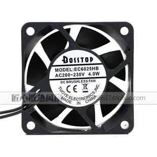 BOSSTOP 双滚珠 EC6025HB 6025 6CM 220V 4.0W 交流机柜散热风扇