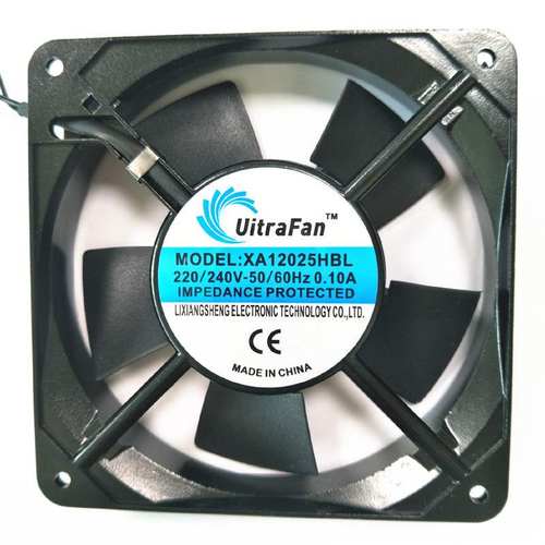 UitraFan XA12025HBL 220/240V 0.10A 12CM厘米 轴流散热风扇
