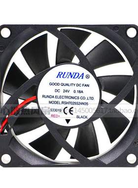RUNDA RSH7025S24N35 DC 24V 0.18A逆变焊机 中板变压器散热风机