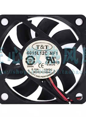 正品原装 TT 6015L12C NF1 12V 0.1 6CM 6015 3线静音散热风扇