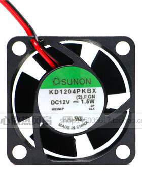 全新建准 KD1204PKBX 4020 12V 1.5W 4CM 超静音悬磁浮散热风扇