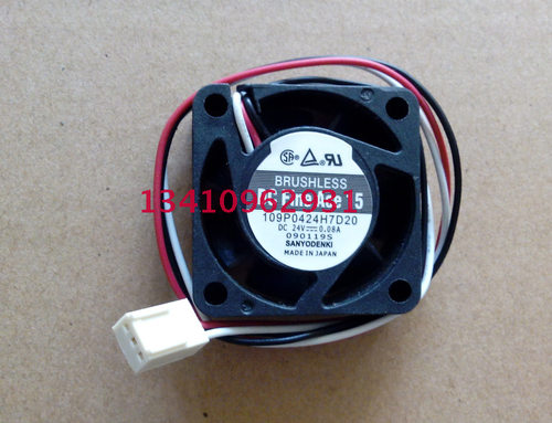 现货SANYO 109P0424H7D20 24V 0.08A 40*40*15变频器专用风扇