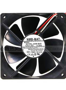 3610KL-04W-B49/B40全新 NMB9025 12V 9CM风扇 0.28A 机箱风扇