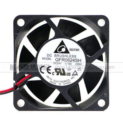 台达DELTA QFR0624SH 24V 0.15A 6025 3线服务器 变频器 散热风扇