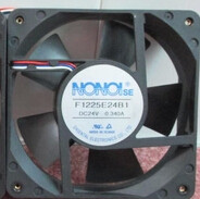原装NONOI F1225E24B1 24V 0.340A 三线变频器风扇 12025 12厘米