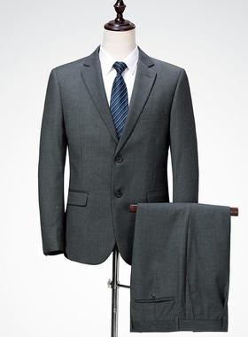 春秋羊毛职业装西服套装中16942-SP年式商正务休闲新郎伴郎婚礼西