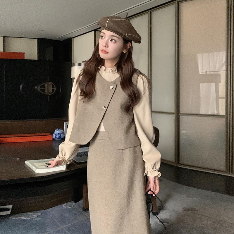 件年升B122AFN1春秋装品新款减龄百搭舒适又亲肤提质时尚套装三套