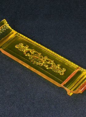 古法琉璃圣水杯七宝琉璃莲花供台贡杯大悲咒供水杯底座